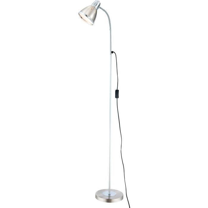 GLOBO LIGHTING Lampadaire avec Interrupteur - 420x1510 - Chrome nickel mat