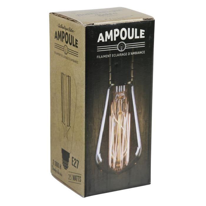 EXPERT LINE Ampoule a incandescence décorative E27 25 W compatible variateur