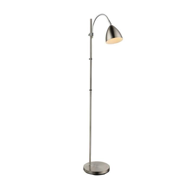 GLOBO LIGHTING Lampadaire avec Interrupteur - 420x250x1560 - Métal nickel mat