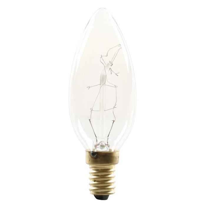 EXPERT LINE Ampoule a incandescence décorative E14 25 W compatible variateur