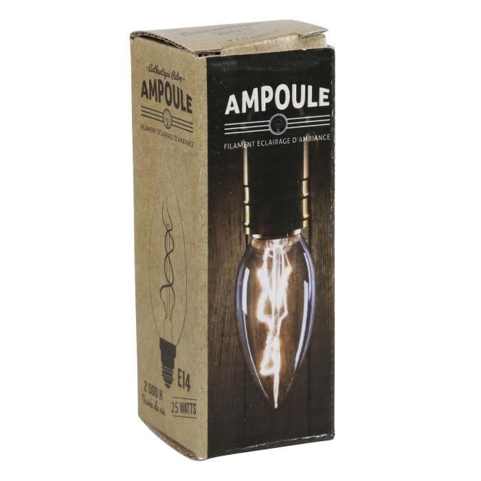 EXPERT LINE Ampoule a incandescence décorative E14 25 W compatible variateur