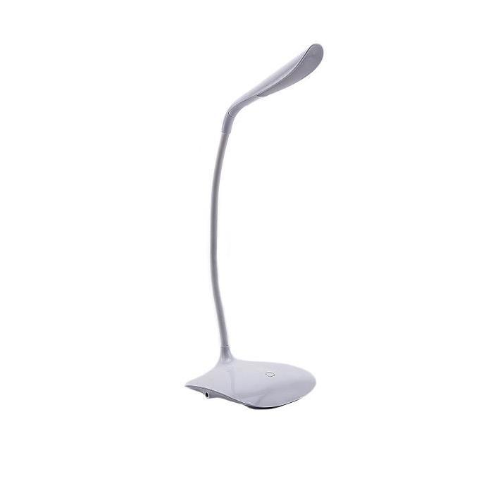 Lampe de bureau pince LED 1W blanc