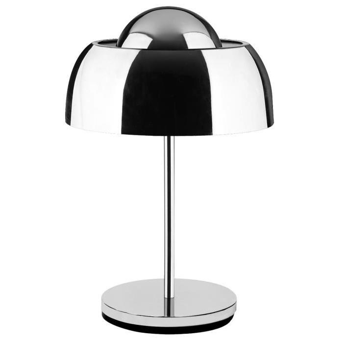 DIA Lampe a poser en métal Ř24,5xH42 cm E27 40 W gris