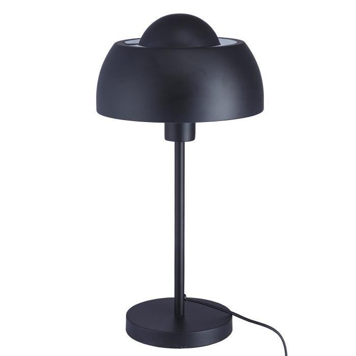 DIA Lampe a poser en métal Ř24,5xH42 cm E27 40 W noir et or