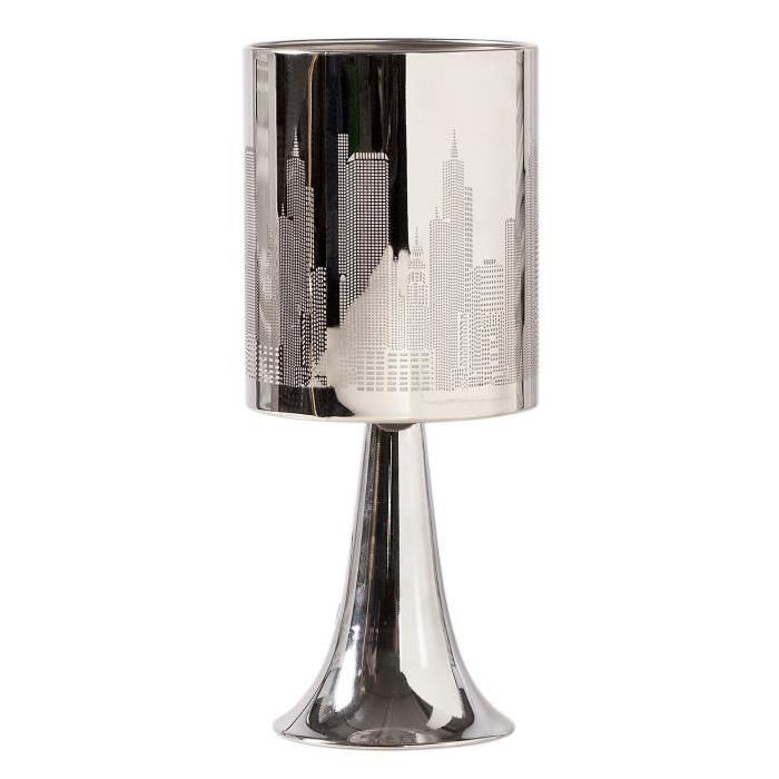 NEW YORK Lampe a poser tactile. Hauteur 30 cm