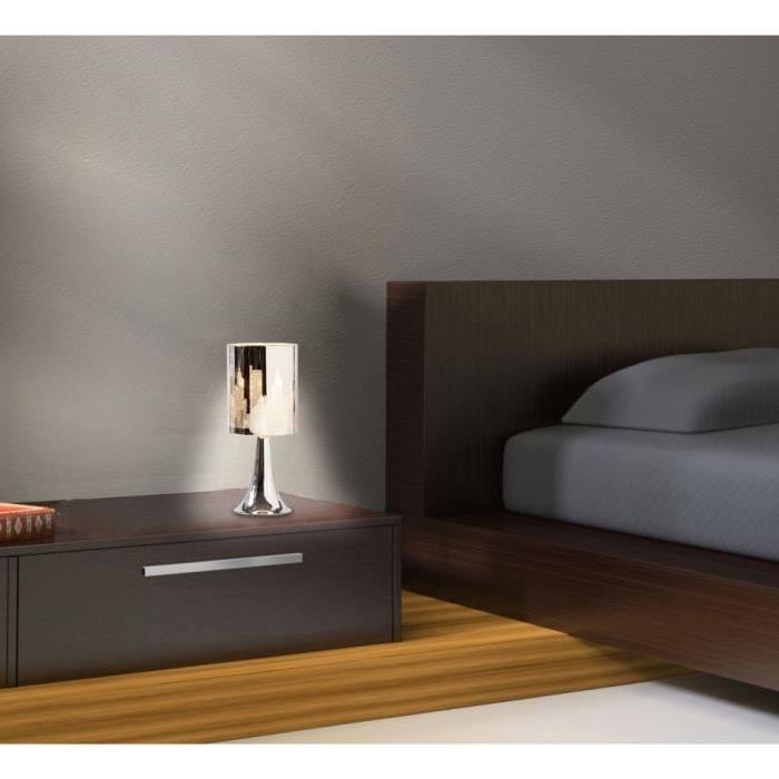 NEW YORK Lampe a poser tactile. Hauteur 30 cm