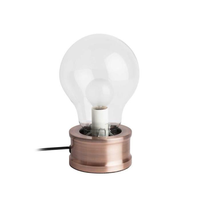 Lampe touch alva d13 h20,5 - Cuivre