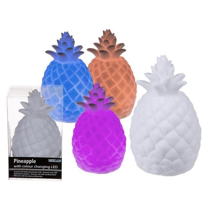 Lampe ananas en plastique avec LED