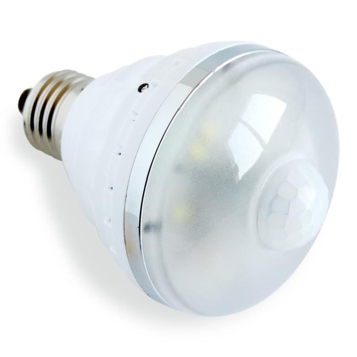 HESTEC Ampoule LED E27 détecteur de mouvement