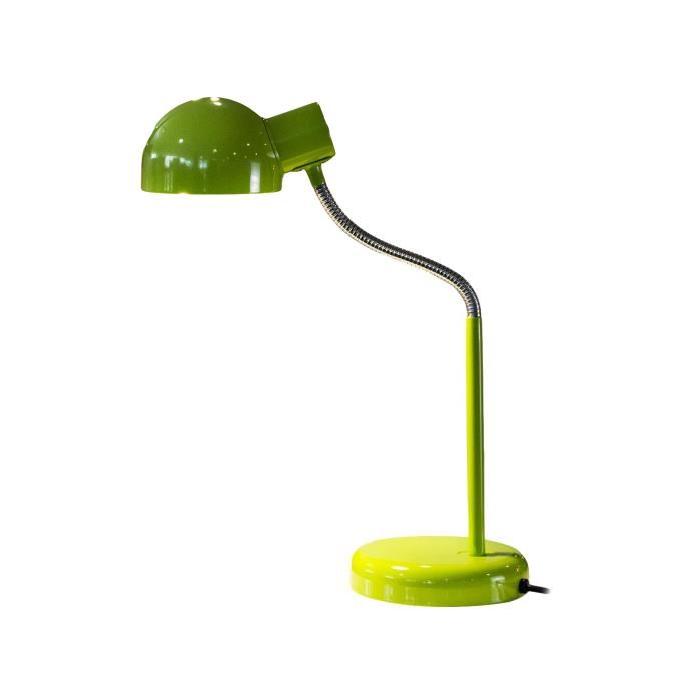 Lampe de bureau Quincy E27 40W vert