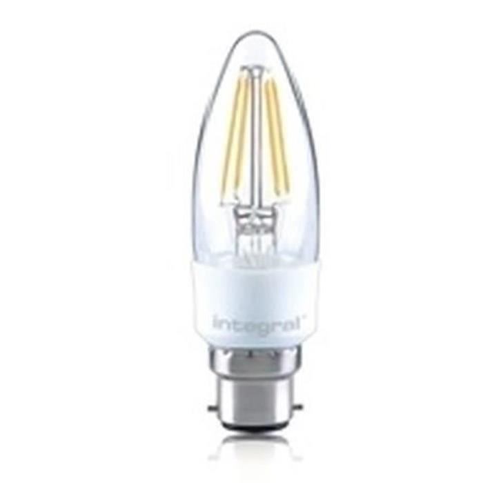 INTEGRAL LED Ampoule flamme B22 filament 420lm 4,5W équivalent a 36W