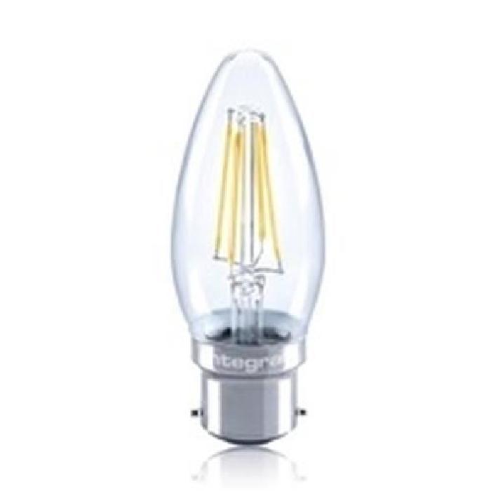 INTEGRAL LED Ampoule flamme B22 filament 420lm 4W équivalent a 36W