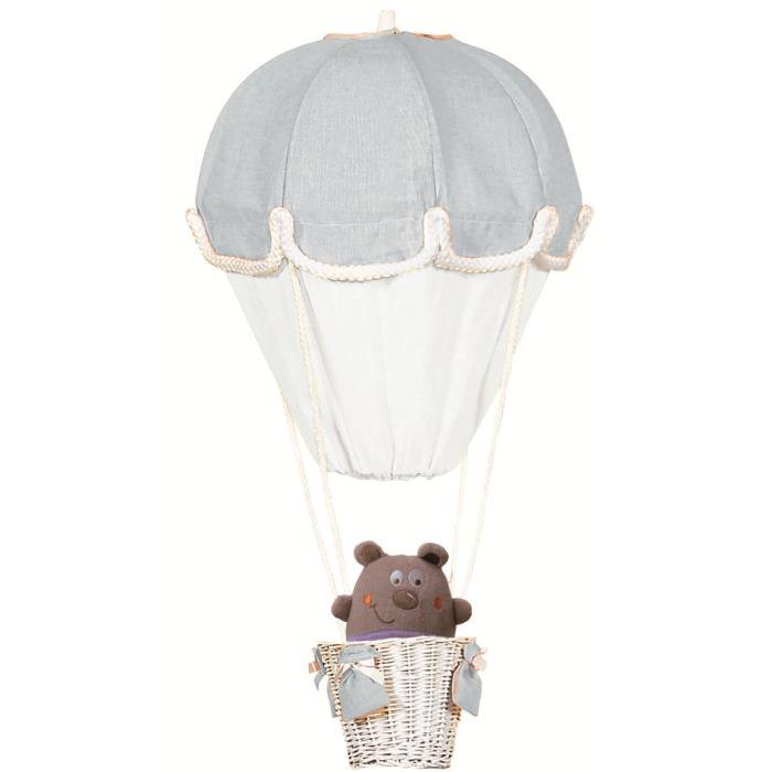 DOMIVA Lampe montgolfiere - Perle et Blanc