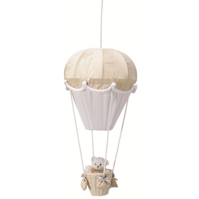 DOMIVA Lampe montgolfiere - Ecru et Blanc