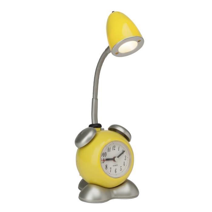 BRILLIANT Lampe de chevet Pharrell avec horloge - Jaune