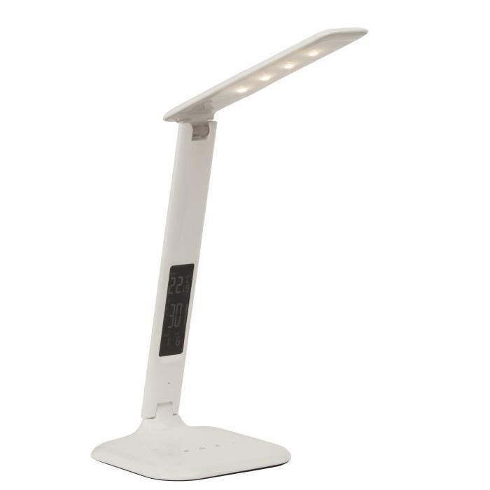 BRILLIANT Lampe de bureau led Glenn tactile avec variateur et fonctions diverses - Blanc