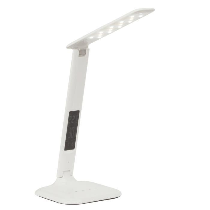 BRILLIANT Lampe de bureau led Glenn tactile avec variateur et fonctions diverses - Blanc