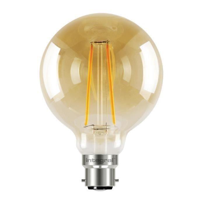 INTEGRAL LED Ampoule décorative G95 B22 2,5 W  équivalent a 40 W