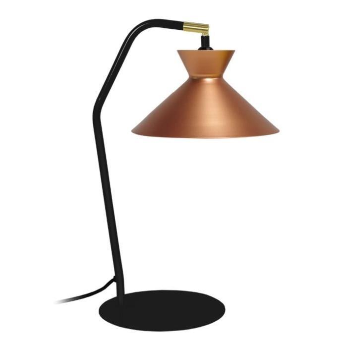 Lampe Leeds - Cône Noir / Blanc - E27 40W