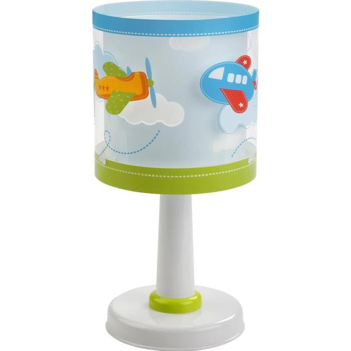 Lampe a poser enfant Baby planes - Vert