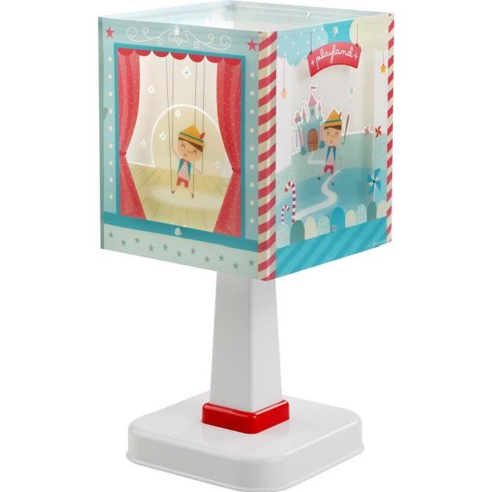 Lampe a poser enfant Pinocchio - Bleu