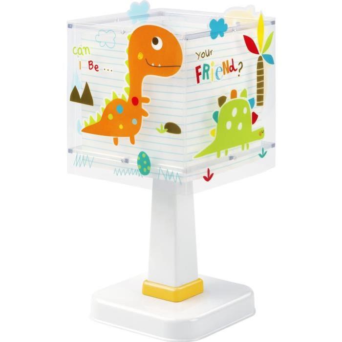 Lampe a poser enfant Dino - Orange