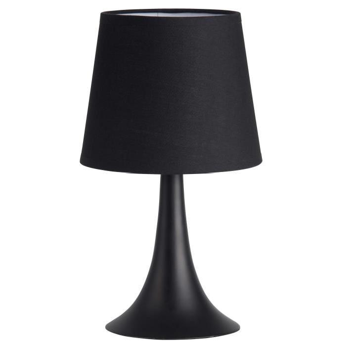 BRILLIANT Lampe a poser / chevetLome hauteur 29 cm Ř16 cm E14 40W noir