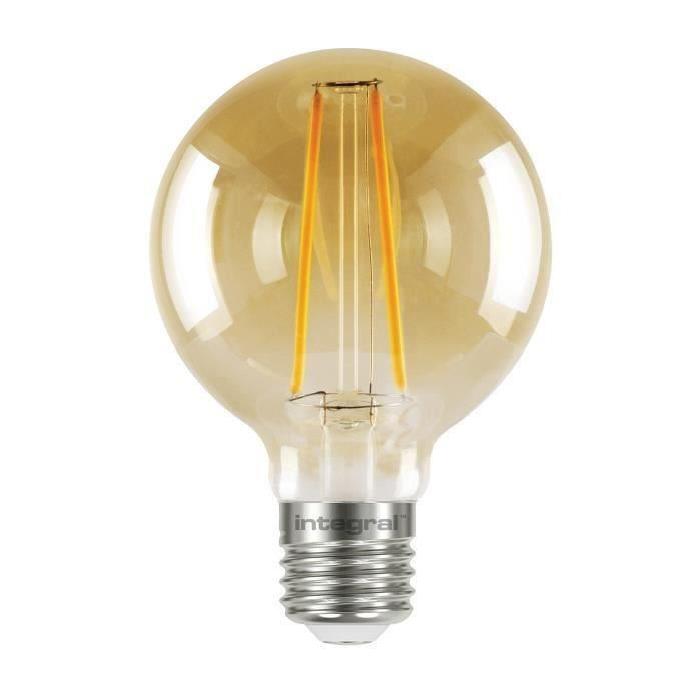 INTEGRAL LED Ampoule décorative G80 E27 2,5 W équivalent a 40 W