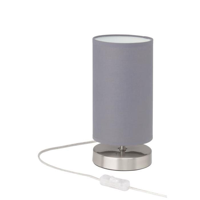 BRILLIANT Lampe a poser Clarie - Gris