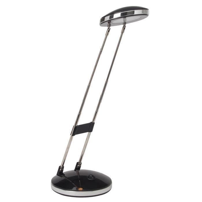 BRILLIANT Lampe de bureau LED avec interrupteur Katrina hauteur 20 cm Ř11 cm 8,3W noir