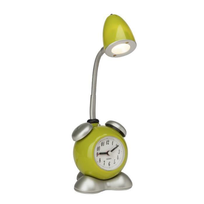 BRILLIANT Lampe de chevet Pharrell avec horloge - Vert