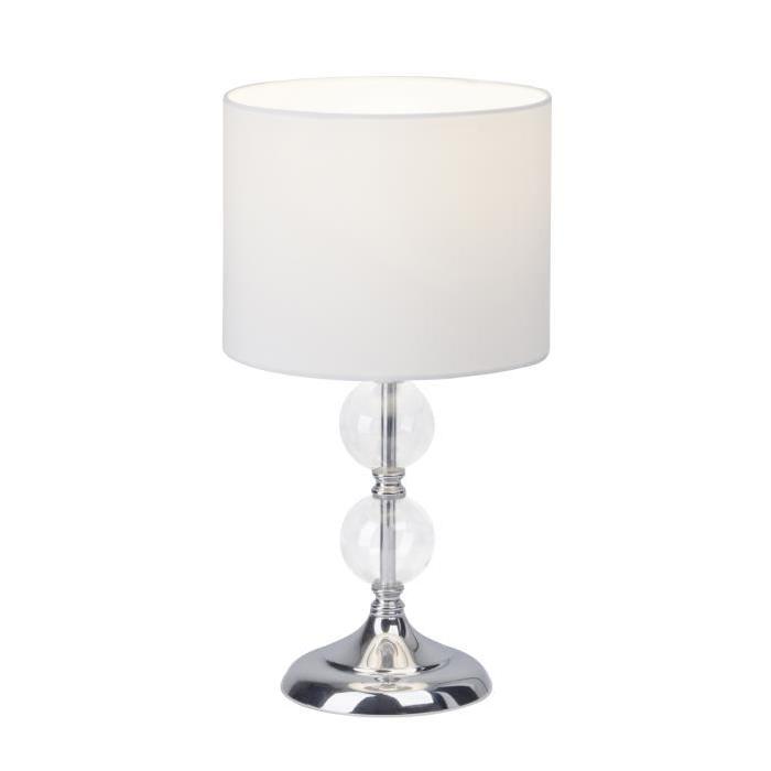 BRILLIANT Lampe a poser Rom - Blanc