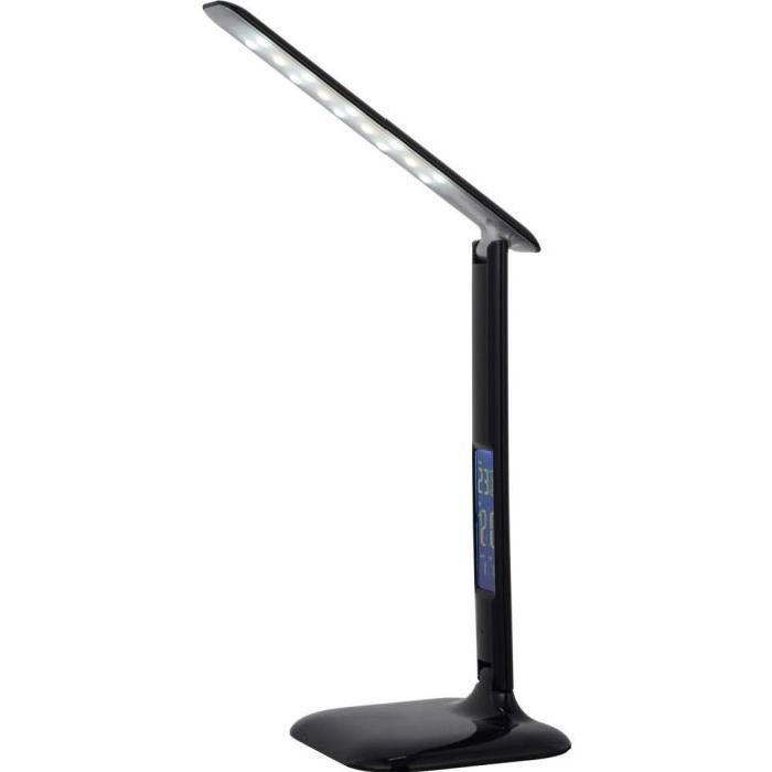 BRILLIANT Lampe de bureau led Glenn tactile avec variateur et fonctions diverses - Noir