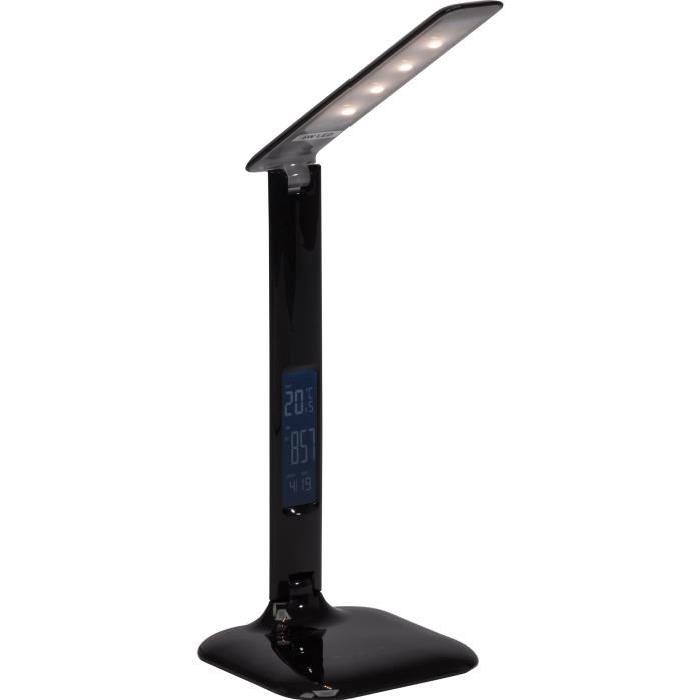 BRILLIANT Lampe de bureau led Glenn tactile avec variateur et fonctions diverses - Noir