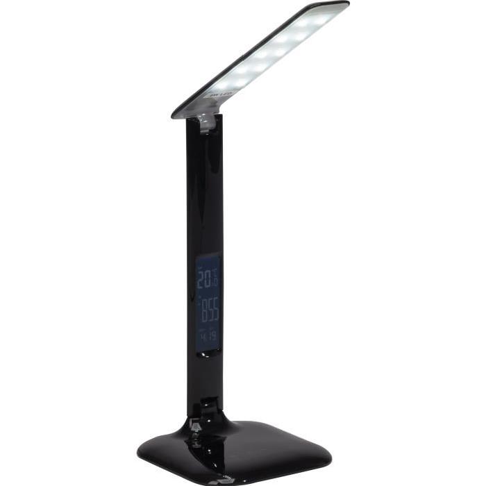 BRILLIANT Lampe de bureau led Glenn tactile avec variateur et fonctions diverses - Noir