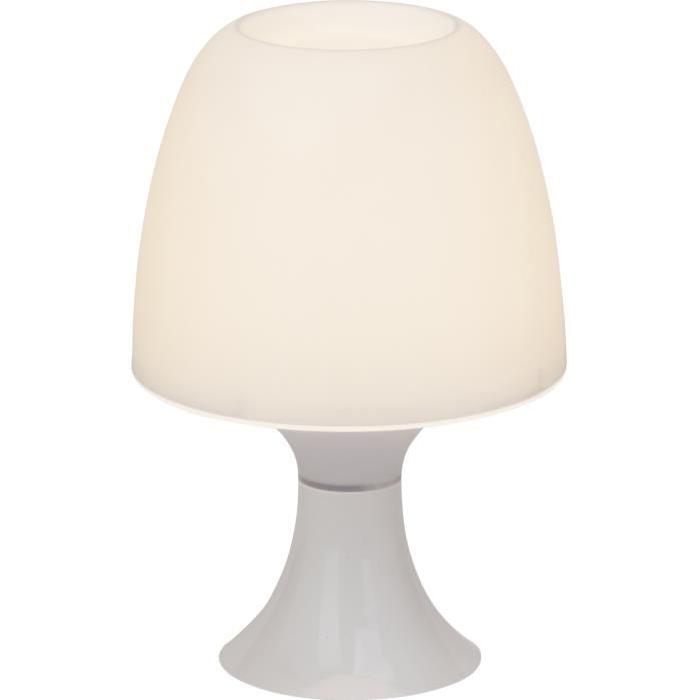 Lampe a poser/chevet  LED Managua hauteur 25 cm Ř16 cm 2,5W blanc