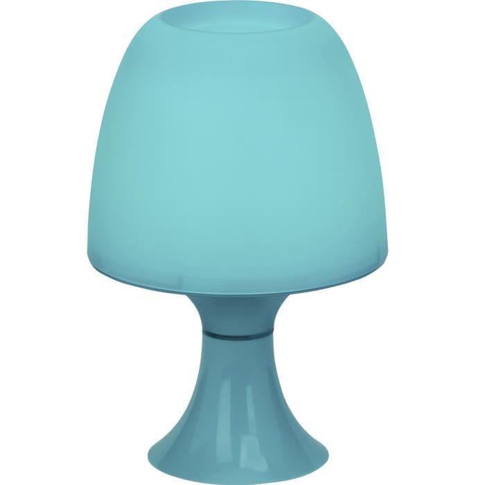 Lampe a poser/chevet LED Managua hauteur 25 cm Ř16 cm 2,5W bleu