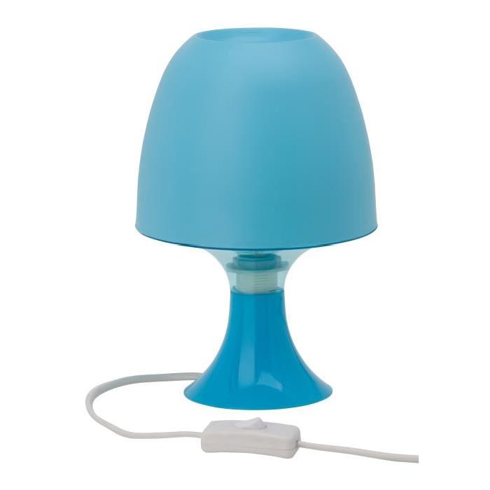 Lampe a poser/chevet LED Managua hauteur 25 cm Ř16 cm 2,5W bleu