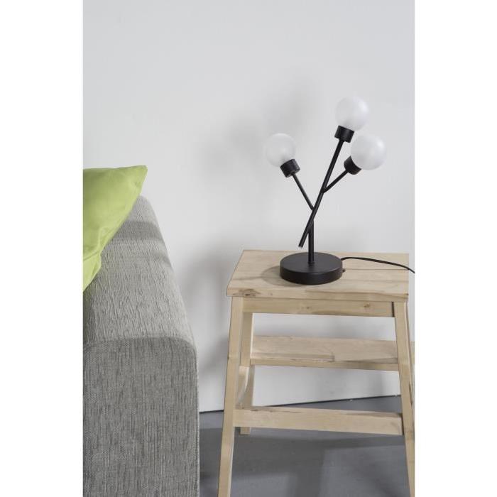 BRILLIANT Lampe a poser 3 lumieres Shoot - Noir