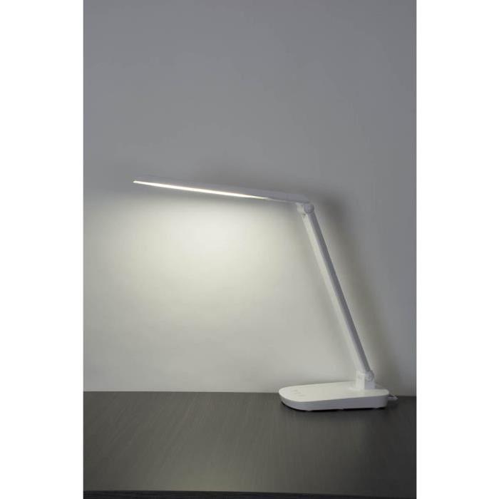 BLADE Lampe de bureau LED L19,5 x l13,5 x H42 cm Blanc