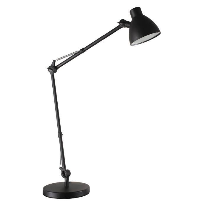 TYLER Lampe de bureau LED L18 x H37 cm Noir