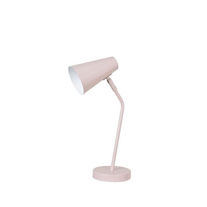 CHARLIE Lampe en métal L12 x H40,5 cm Rose pastel