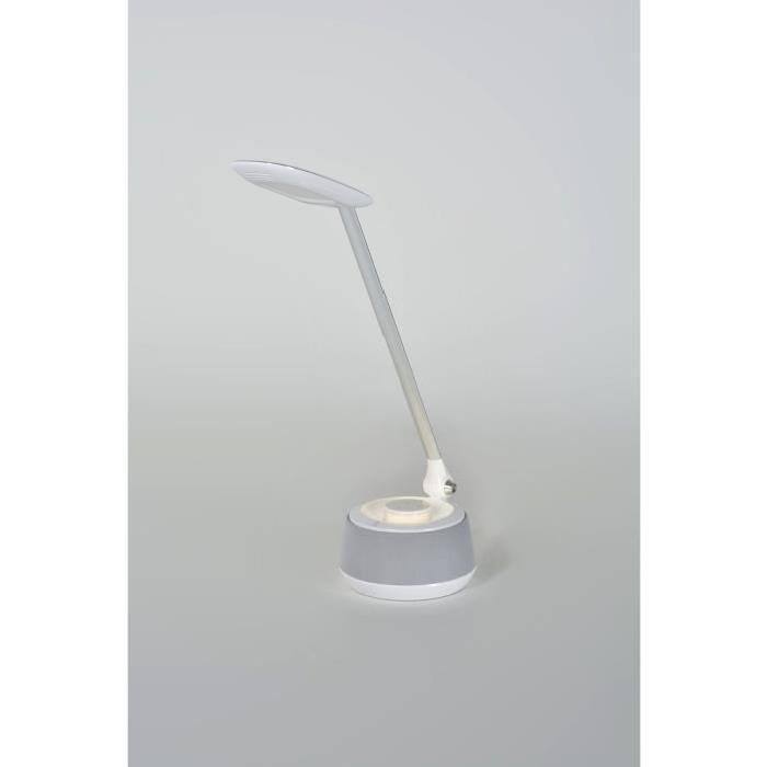 CONNECT Lampe de bureau LED L12 x 53,5 cm Blanc