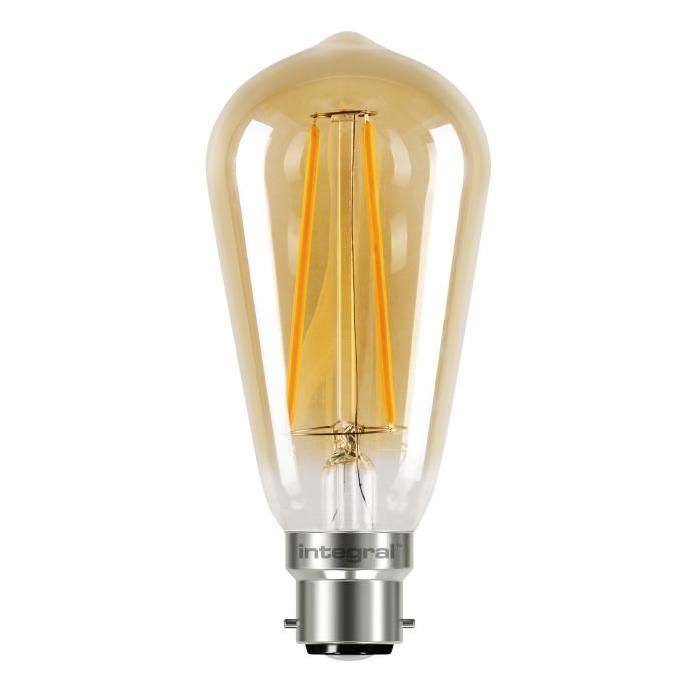 INTEGRAL LED Ampoule décorative ST64 B22 2,5 W équivalent a 40 W