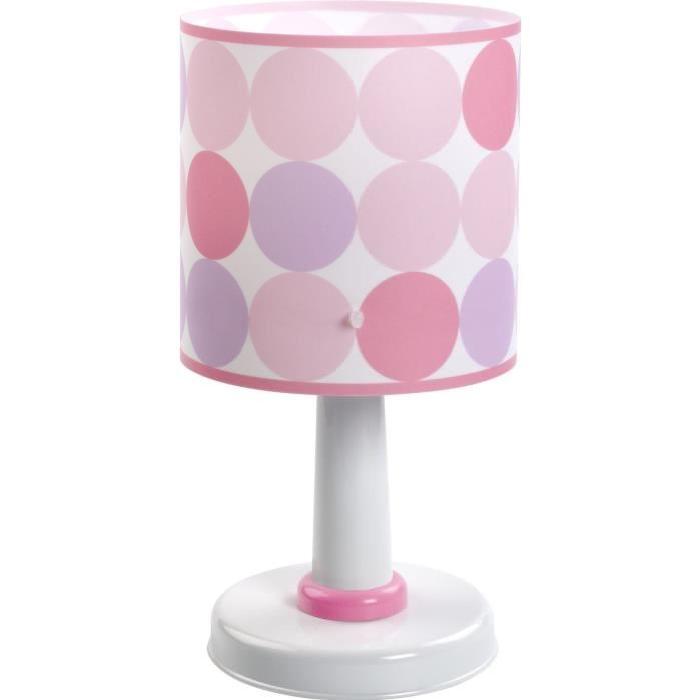 Lampe de chevet enfant Rose