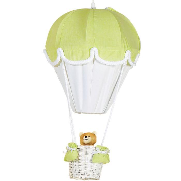 DOMIVA Lampe montgolfiere - Anis et Blanc