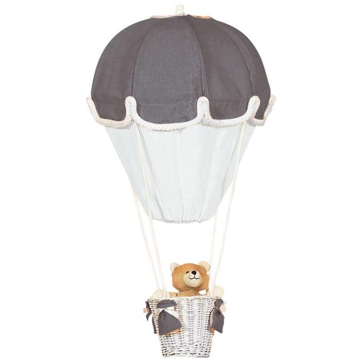 DOMIVA Lampe montgolfiere - Gris et Blanc