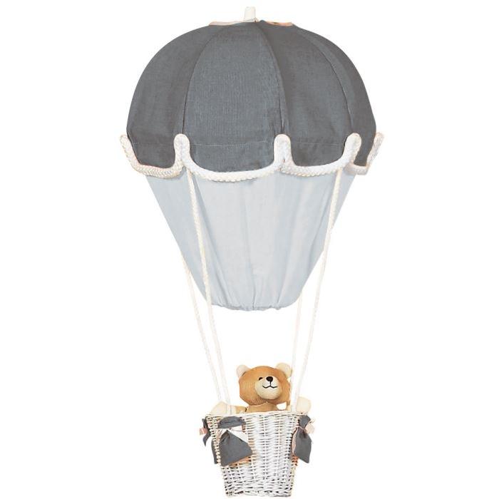 DOMIVA Lampe montgolfiere - Gris et Perle