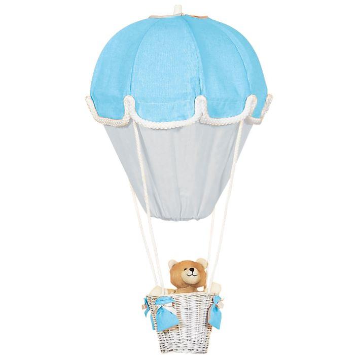 DOMIVA Lampe montgolfiere - Turquoise et Perle