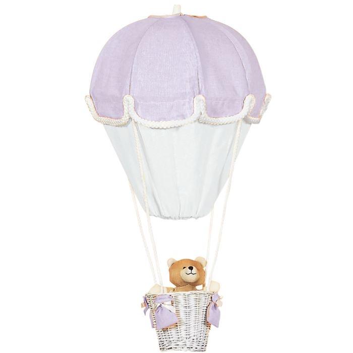 DOMIVA Lampe montgolfiere - Parme et Blanc